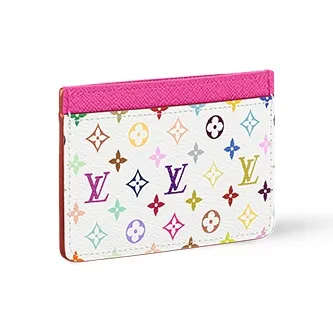 LOUIS VUITTON X Takashi Murakami Card Holder White Multicolored-1