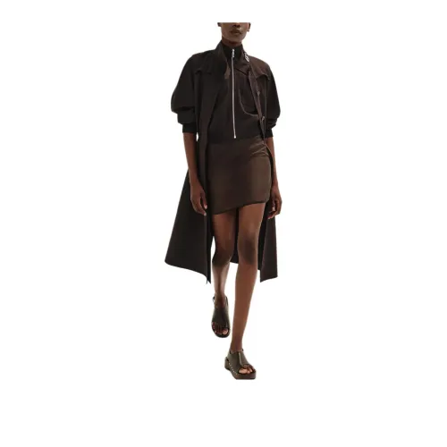HERMES Casual Suit Women's Brown