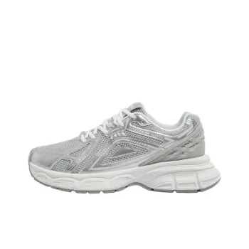 HUANQIU Durable Warm Low Top Chunky Sneakers Men's Silver