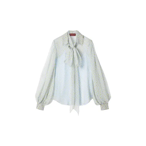 GUCCI Printed Chiffon Shirt