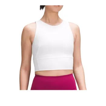 Lululemon Wunder TrainEverlux™ Wide-Back Tank Top Medium Support Sport Vests Women's White