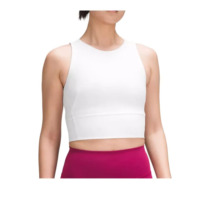 Lululemon Wunder TrainEverlux™ Wide-Back Tank Top Medium Support Sport Vests Women's White-0
