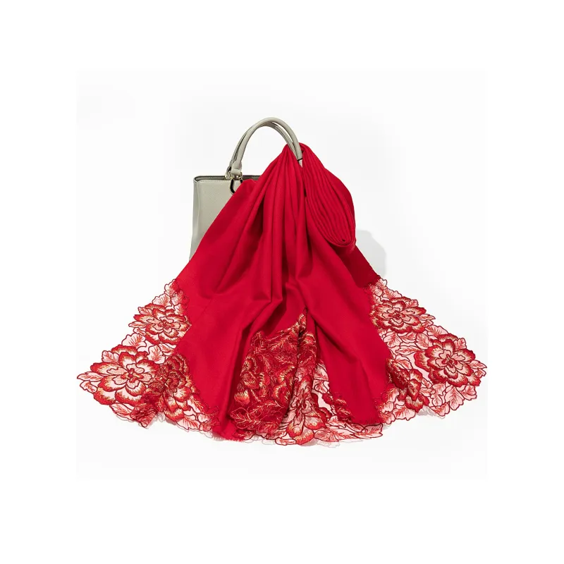 Shanghai Story 100% Sheep Wool Shawls Women's Fragrance Collection 3 Colors Available-12