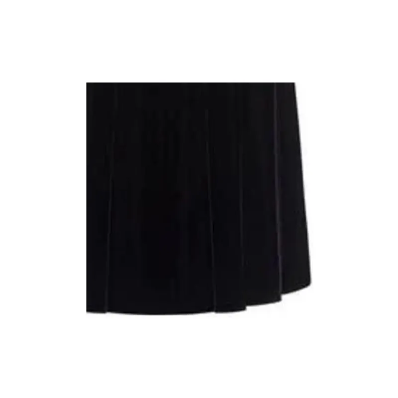DIOR Pleated Long Flared Skirt-3
