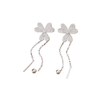 KOOGIS Sterling Silver Drop Earrings Women's