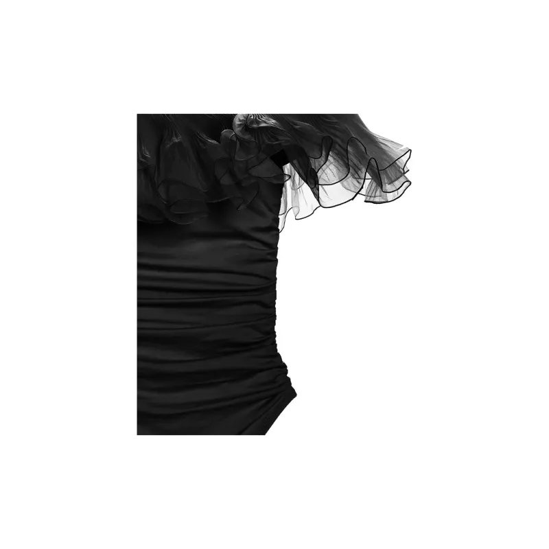 Giambattista Vall Ruffled One Piece Swimsuit-2