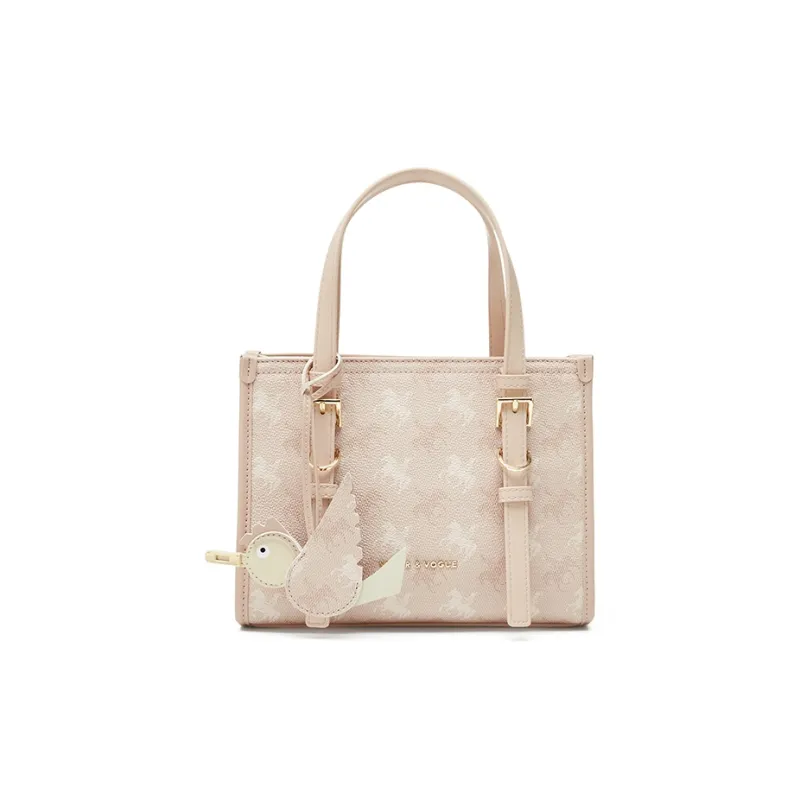 JOSINY Synthetic Leather Portable Crossbody Bag, Shoulder Bag, Tote Bag Regular Women's Apricot/Nude Pink-5