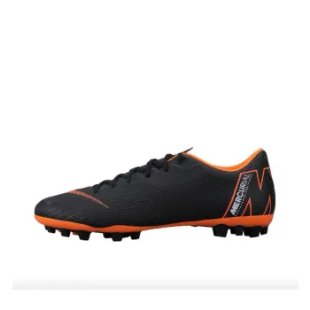 Nike Mercurial Vapor 13 Anti Slip Wear Resistant Soccer Shoes Men's Black Orange