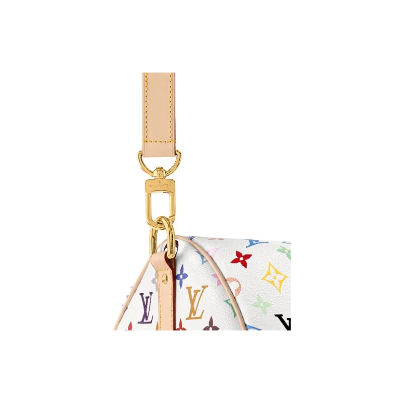 LOUIS VUITTON X Takashi Murakami Keepall Bandouliere 45 White Multicolored-4