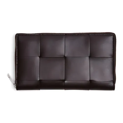 Bottega Veneta Leather Wallet Men's Dark Chocolate