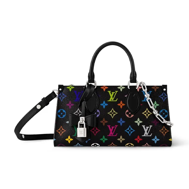 LOUIS VUITTON X Takashi Murakami OnTheGo East West Chain Black Multicolored-0