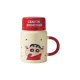 Red Polka Dot Shinchan[Cup+Lid+Box]