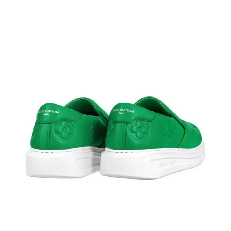 LOUIS VUITTON Beverly Hills Casual Shoes Men's Green-2