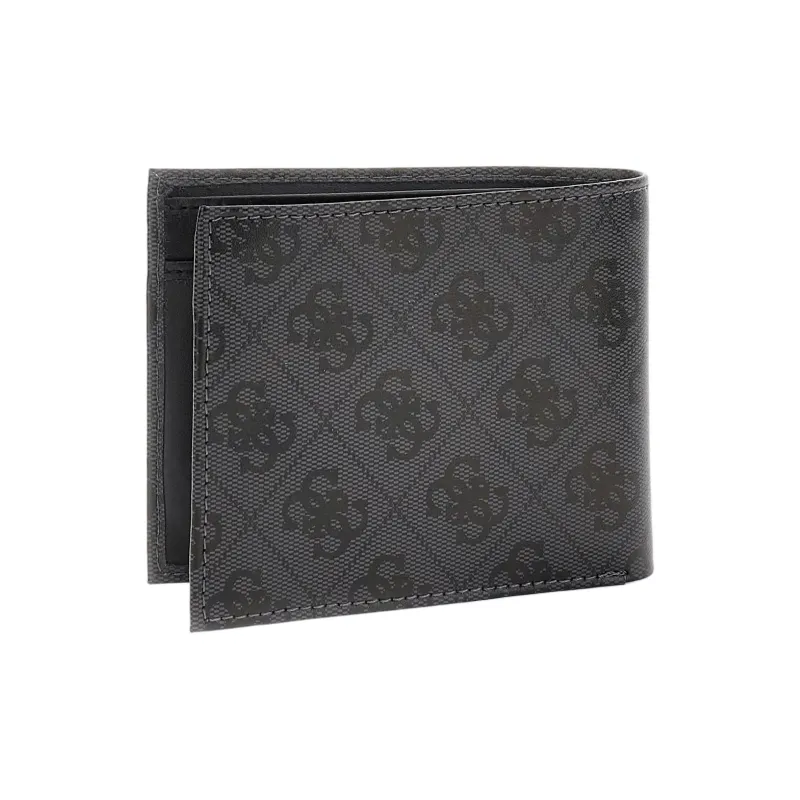 GUESS Genuine Leather Wallet Men's Black-1