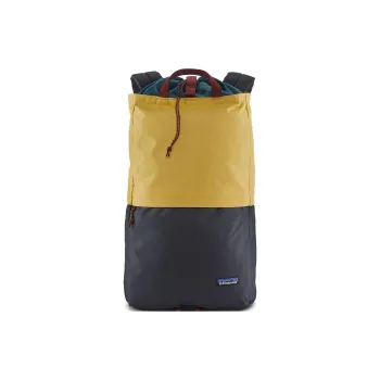 Patagonia Recycled Polyester Backpack Regular Unisex Yellow/Navy Blue