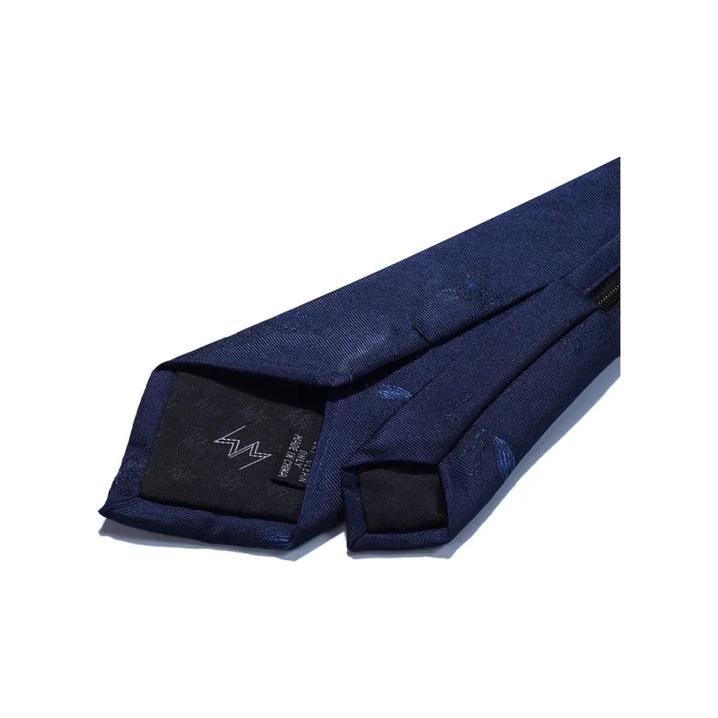 WILLIAM MILTON Silk Ties Men's Navy Blue Mulberry Silk High End Business Casual Accessories Box-4
