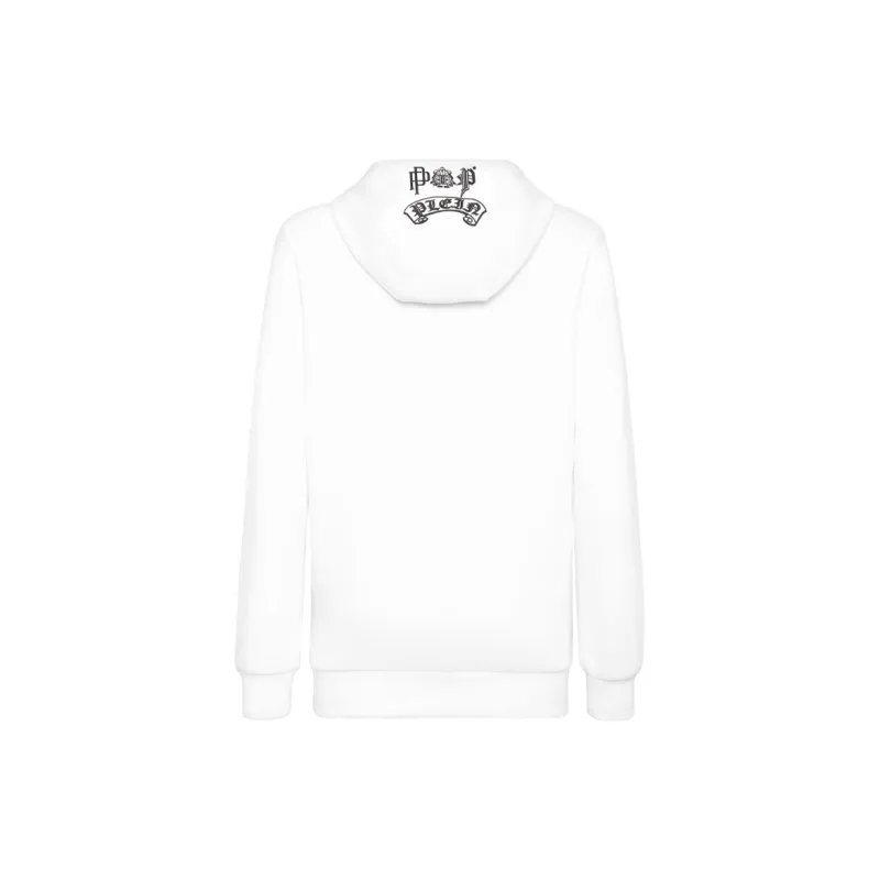 PHILIPP PLEIN Skull print Crystal embellished Hoodie-1