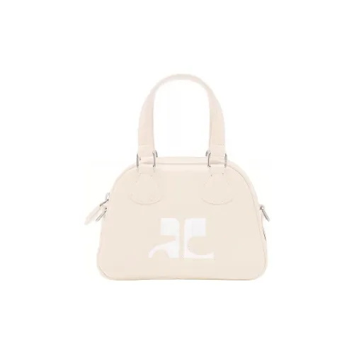 COURREGES Logo Patch Zip Up Bowling Bag