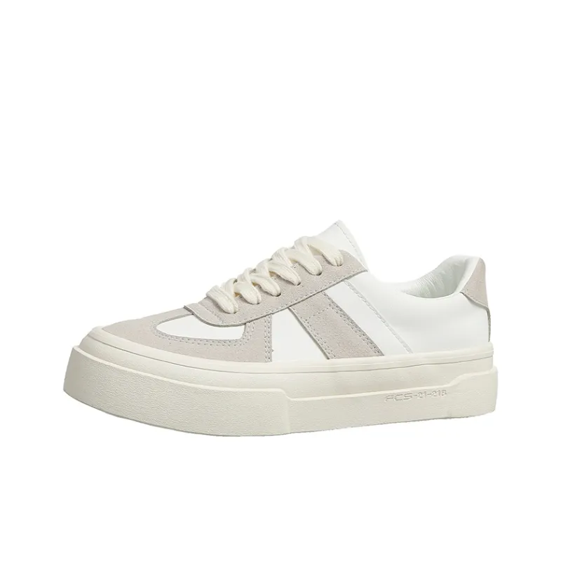 Fawn Miri Anti Slip And Wear Resistant Height Increasing Low Top Skateboard Shoes Women's-4