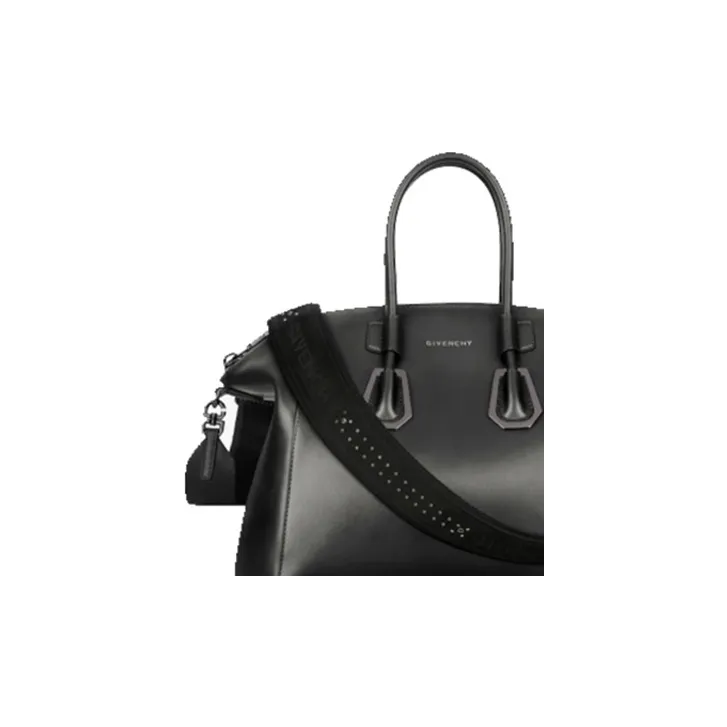 Givenchy Antigona Cow Leather Shoulder Bag, Crossbody Bag, Handbag Medium Size Women's Black-5