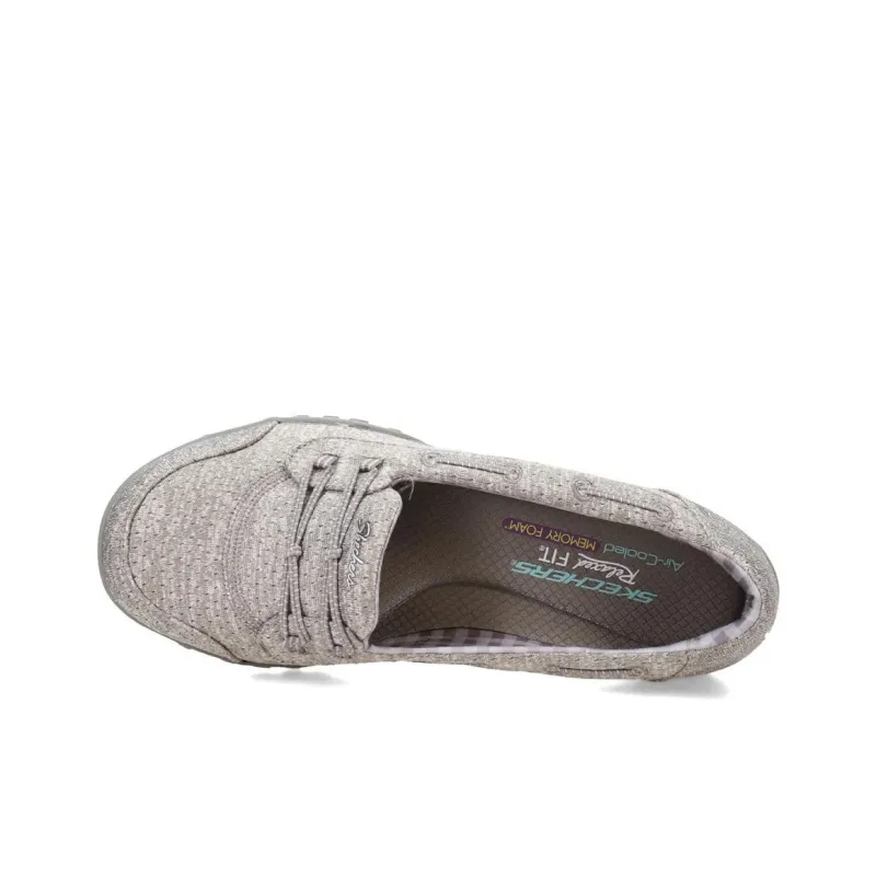 Skechers Breathe-Easy Slip-Resistant Breathable Low-Top Casual Shoes Women's Gray-2