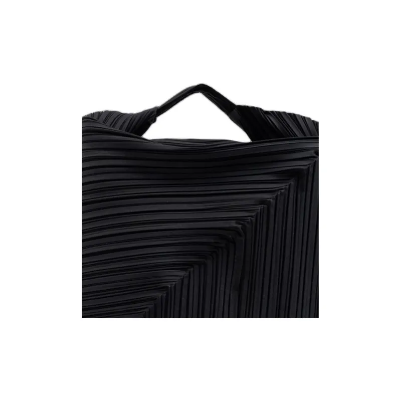 PLEATS PLEASE ISSEY MIYAKE Polyester Backpack Women's Black-3
