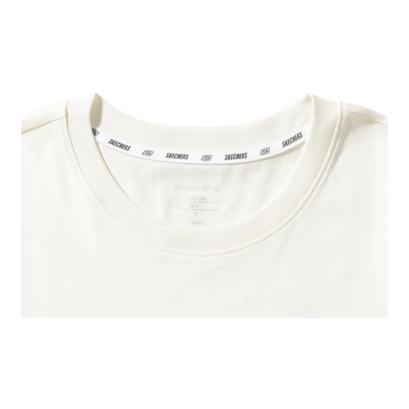 Skechers T Shirt Unisex Winter Day White-4