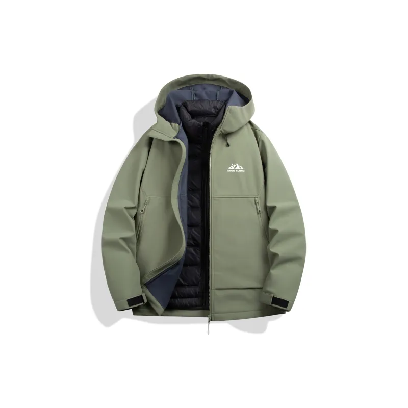 SNOW FLYING Down Jacket Unisex Vibrant Black-8