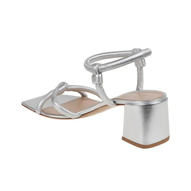 GIANVITO ROSSI Strap Sandals Women's Silver-3