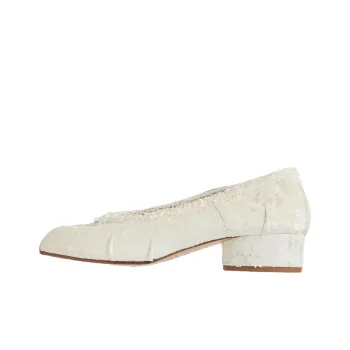 Maison Margiela Tabi Chunky Heel High Heels 3cm Women's White