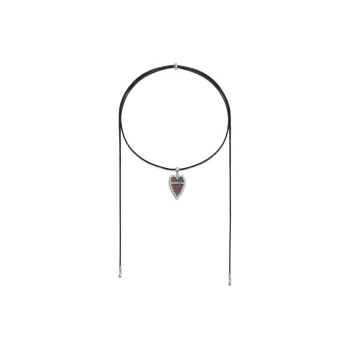TEICE Wood Grain Stone Necklaces Women's