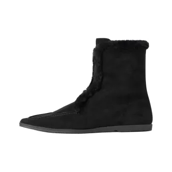 TOTEME Winter Capsule Collection Ankle Boots Women's Black