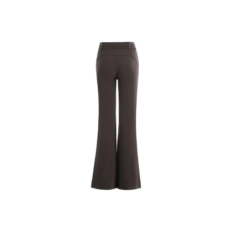 Wen Shan Casual Pants Women's Dark Gray-6