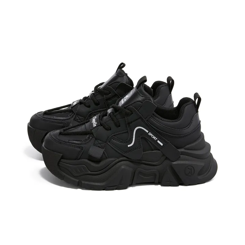 La Chapelle Wear-Resistant Low-Top Chunky Sneakers Women's-2
