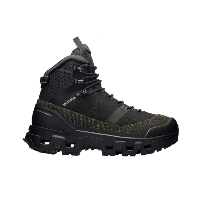 On Running Cloudrock Trek Waterproof Black Women's-1