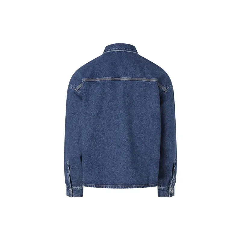CALVIN KLEIN Denim Jacket Men's Blue-1