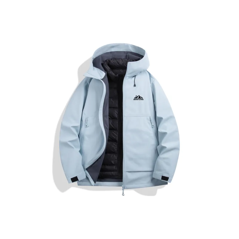 SNOW FLYING Down Jacket Unisex Vibrant Black-5