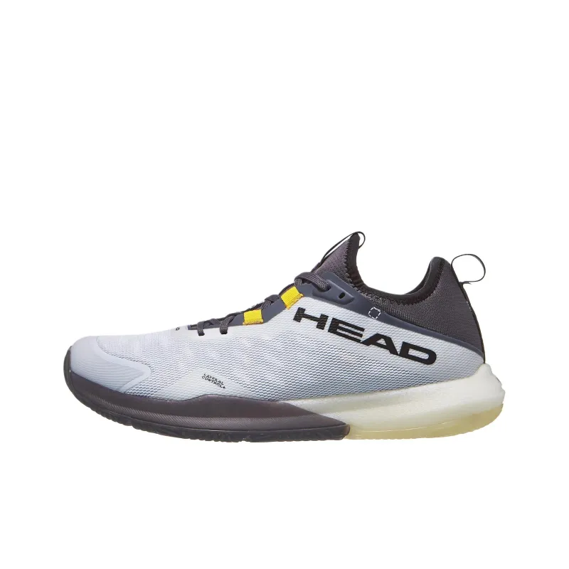 HEAD Anti-Slip Wear-Resistant Low-Top Tennis Shoes Men's Light Gray-0