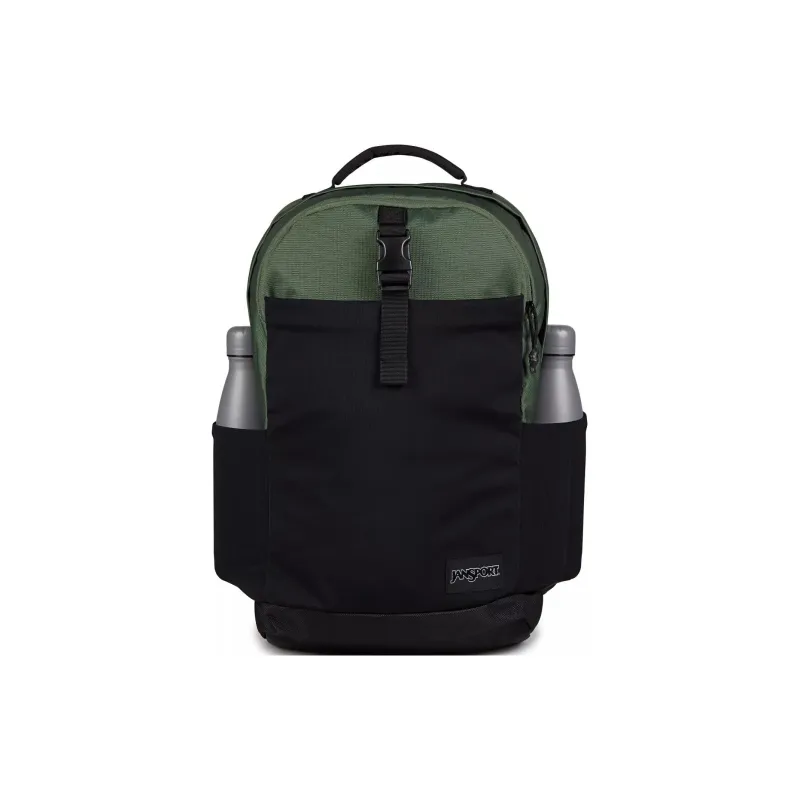 JanSport Polyester Backpack Men's Shipping Green-4