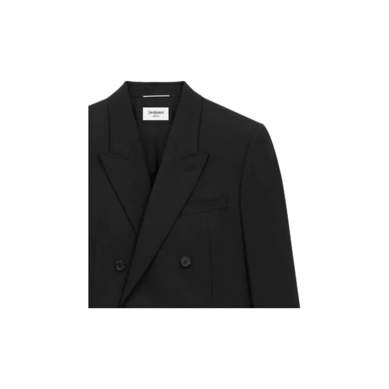 SAINT LAURENT Yves Double Breasted Blazer-4