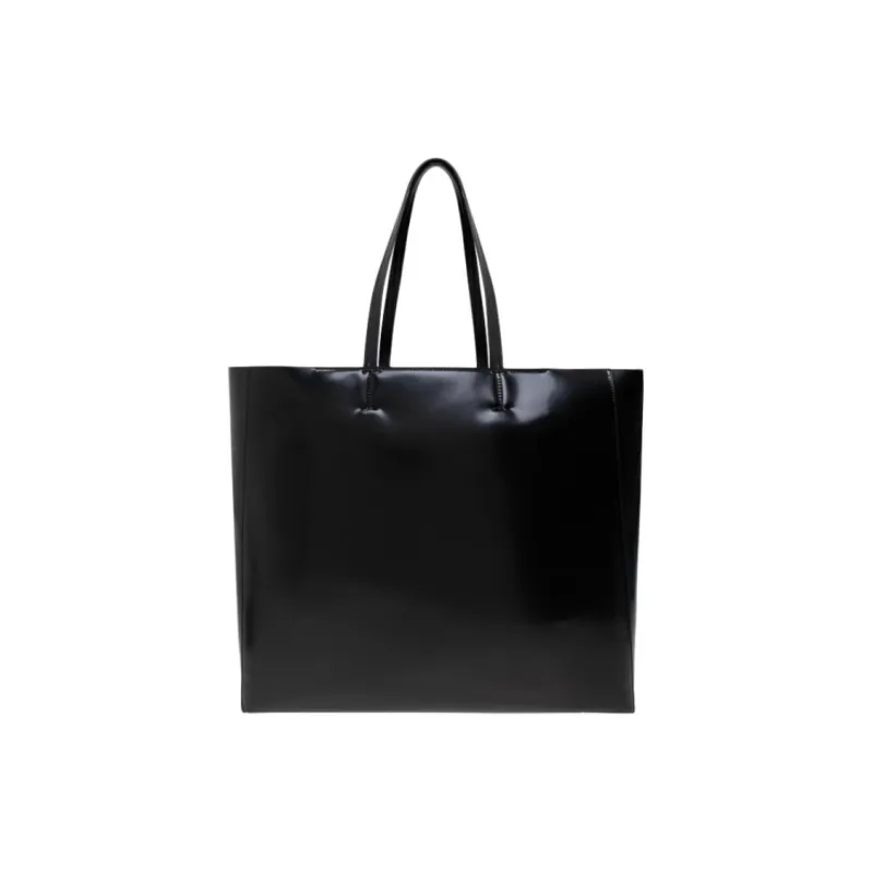 PALM ANGELS Curved Logo Printed Shopper Bag-2