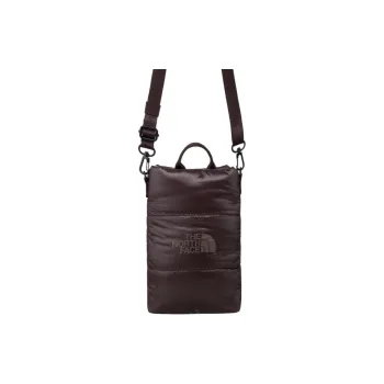 THE NORTH FACE Nylon Shoulder Bag Crossbody Bag Mini Unisex Dark Brown