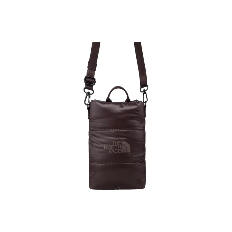THE NORTH FACE Nylon Shoulder Bag Crossbody Bag Mini Unisex Dark Brown-0