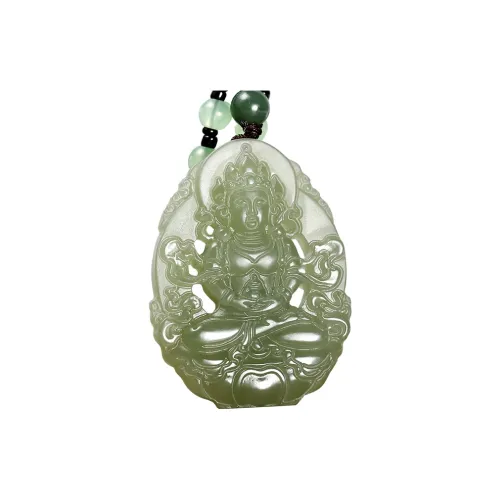Jade Said Hetian Jade Pendants Green Jade Men's
