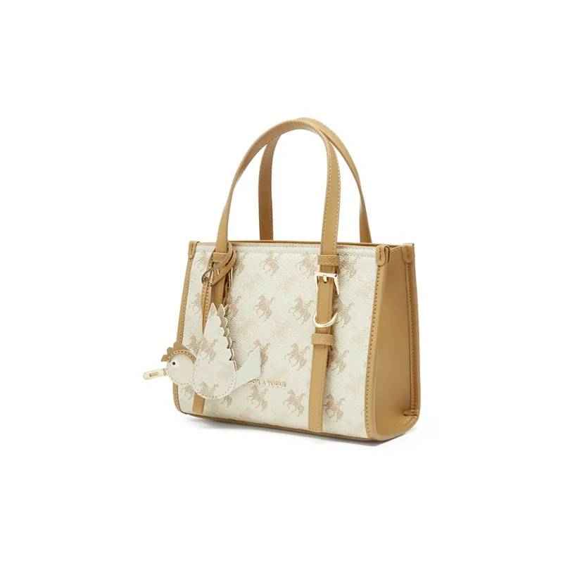 JOSINY Synthetic Leather Portable Crossbody Bag, Shoulder Bag, Tote Bag Regular Women's Apricot/Nude Pink-1