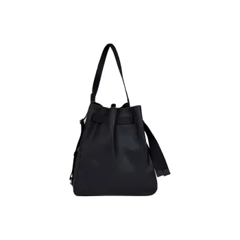 Ecco Cow Leather Bucket Bags Crossbody Bag Shoulder Bag Large Size Women's Black
