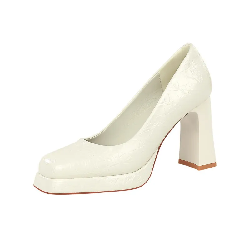 YAFEI XUANYU Chunky Heel High Heels 9CM Women's-9