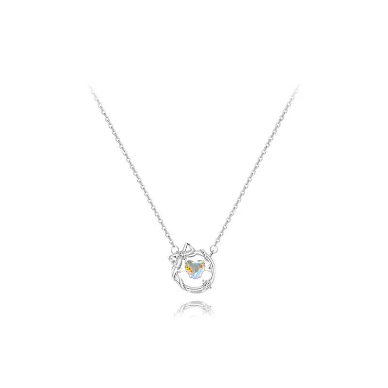BLANK IN BLANK Sterling Silver Necklaces Women's Bestie Girlfriend Couple Girl-0