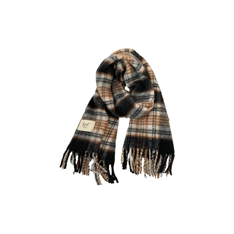 PALBAS Polyester Knit Scarves Women's-3