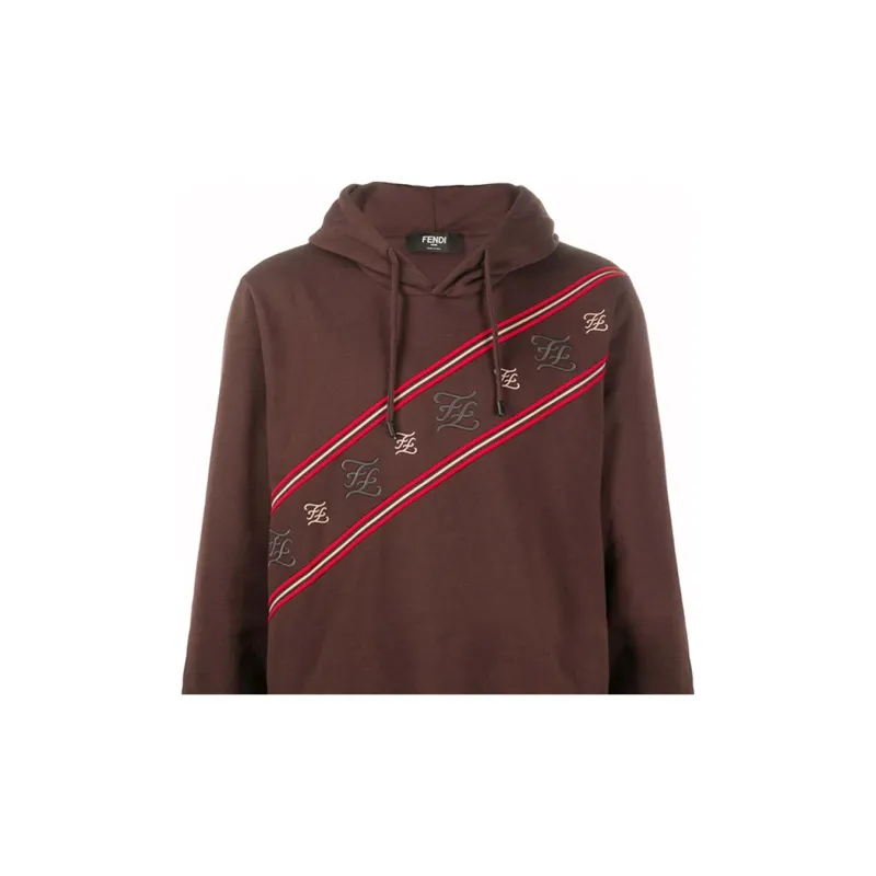 FENDI Karligraphy Logo Hoodie-1
